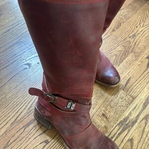 Freebird by Steven Red Heeled Boots